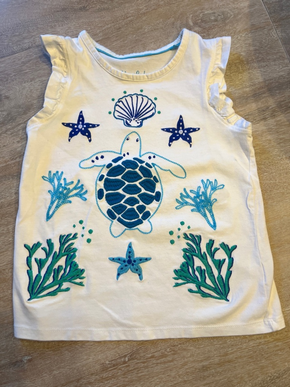 mini Boden girls 8/9 superstar sea life tank EUC